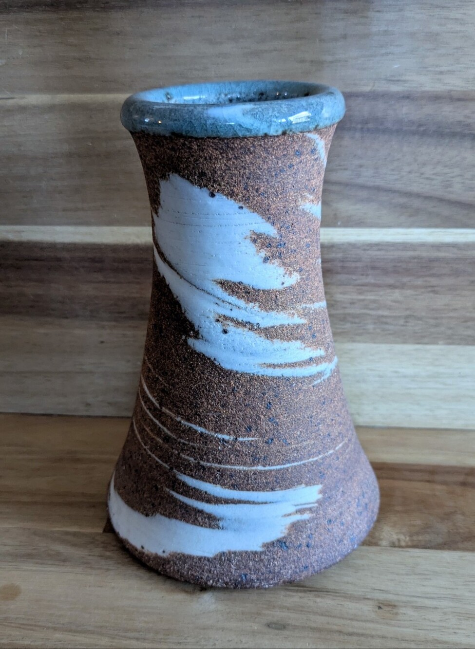 Handmade Studio Pottery Vase Signed “Stepher”
Beautiful handmade pottery vase